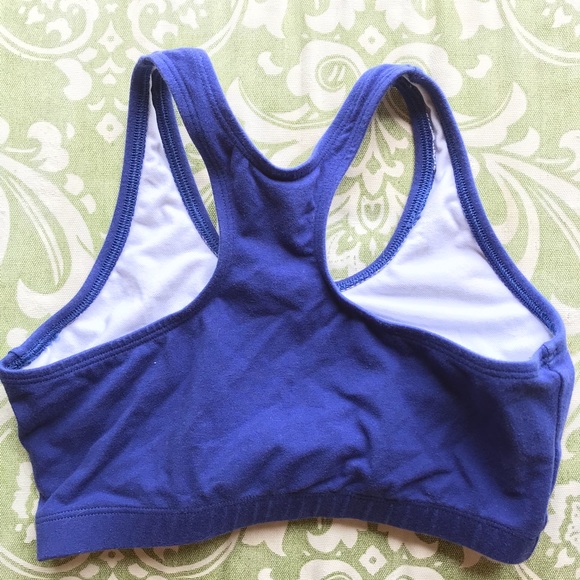 Royal blue varsity sports bra - Picture 2 of 2
